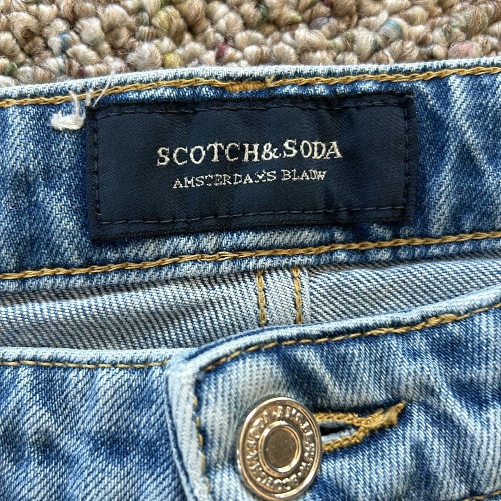 Scotch & Soda Mens Button Fly Jeans - Picture 3 of 6